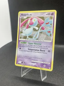 NM HOLO BLEED Mesprit 14/123 Mysterious Treasures Holo Rare Pokemon Card - Image 4