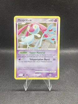 NM HOLO BLEED Mesprit 14/123 Mysterious Treasures Holo Rare Pokemon Card - Image 5