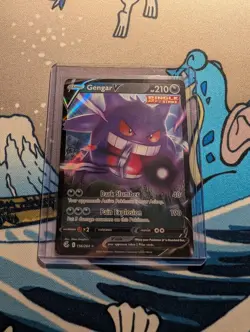 Gengar V 156/264 Ultra Rare Holo SWSH08: Fusion Strike Pokemon TCG NM Card TCG - Image 1