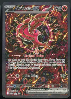 POKEMON CHARIZARD X UPC ORICORIO EX BLACK STAR PROMO 024 HOLO FULL ART ENGLISH - Image 1