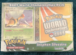2009 Pokemon World Championships Deck Luxdrill Beedrill Stephen Silvestro Signed - Image 1