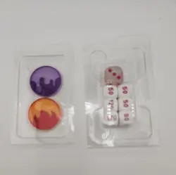 Pokemon TCG Official Dice and Markers From White Flare ETB sealed - Image 1