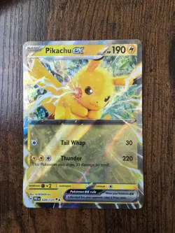 Pikachu Ex 028/131 - Double Rare - Prismatic Evolutions - Pokemon TCG - Image 1