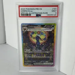 Pokemon TCG Umbreon EX 161/131 Special Illustration Prismatic Evolutions PSA 9 - Image 1