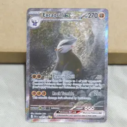 Pokemon Excadrill ex 168/086 Black Bolt NM Near-Mint HQ Packaging - Image 1