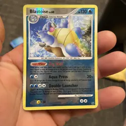 Pokemon TCG Blastoise Platinum 2/127 Reverse Holo Rare - Image 1