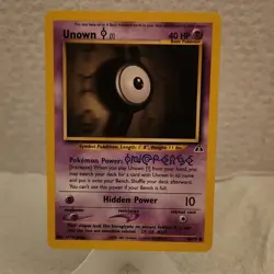 Pokemon Unown [I] Neo Discovery 68/75 Uncommon 40 HP Regular English Basic - Image 1