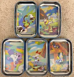 Complete Pokemon Mini Tin Sets w/ Artwork (No Boosters) - Image 3