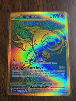 Pokemon TCG Chi-Yu ex 241/091 Hyper Rare Paldean Fates NM/M - Image 1