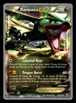 Rayquaza EX 85/124 World Championships 2013 Pokemon Card - 1 - Image 1