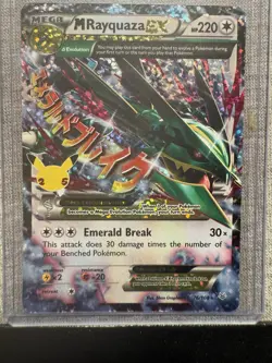 Pokemon TCG M Rayquaza EX Celebrations Classic Collection Holo Ultra Card 76/108 - Image 1