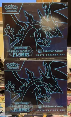 Phantasmal Flames Pokemon Center Exclusive Elite Trainer Box - Factory Sealed - Image 1