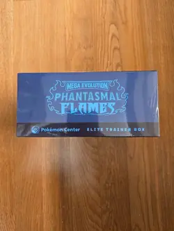 Phantasmal Flames Pokemon Center Exclusive Elite Trainer Box ETB Sealed TCG - Image 4
