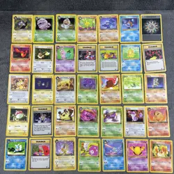Pokemon TCG Team Rocket Bundle 2x Holos Pokemon Cards HP-NM 35 Cards Total - Image 1