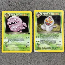 Pokemon TCG Team Rocket Bundle 2x Holos Pokemon Cards HP-NM 35 Cards Total - Image 2
