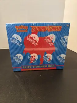 Pokemon TCG Sword and Shield Elite Trainer Box Sealed Imperfect In Photos - Image 1