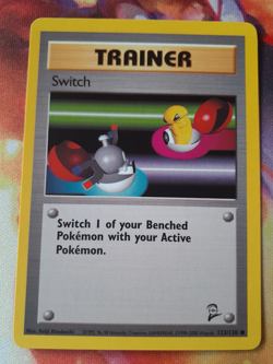 Pokemon TCG Base Set 2 Switch 123/130 Trainer LP-NM - Image 1