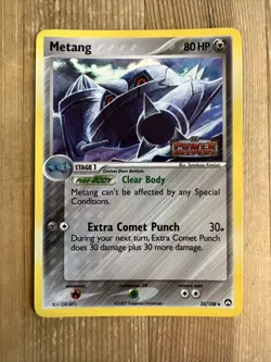 Pokemon - Metang - 35/108 - Stamped Reverse Holo - EX Power Keepers - NM - Image 1