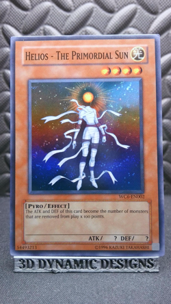 | Yugioh Helios - The Primordial Sun WC6-EN002 Super 2006 Championship NM/VLP | - Image 1