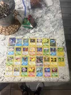 Box of 30 Rare/Vintage/Holo Pokemon Cards - Image 1