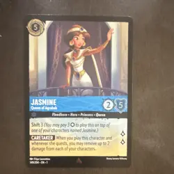 Disney Lorcana Jasmine - Queen of Agrabah Aladdin Card 149/204 foil - Image 1