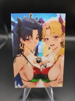 Tohsaka Rin ,lancer Anime Fate Stay Night Waifu Card Doujin ACG Goddess - Image 1