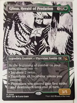 Glissa, Herald of Predation- SHOWCASE- March of Machine- Magic the Gathering MTG - Image 1
