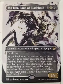 Ria Ivor, Bane of Bladehold -SHOWCASE - Phyrexia - Magic the Gathering MTG Nice! - Image 1