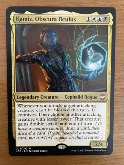 MTG Kamiz, Obscura Oculus Streets of New Capenna Commander Magic Mythic - Image 1