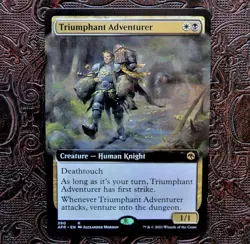 MTG | Triumphant Adventurer (390) (Ext Art) | Adventures in the Forg...| Reg NM - Image 1