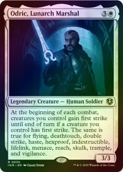 1 x Odric, Lunarch Marshal - Foil - Innistrad Remastered - LP - MTG - Image 1