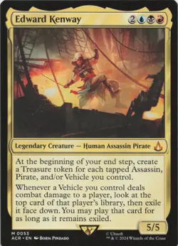 Edward Kenway M Universes Beyond: Assassin's Creed 53 NM MTG - Image 1