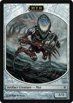 Myr Token - New Phyrexia #4/4 MTG Magic The Gathering - Image 1