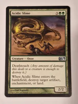 Acidic Slime - Magic 2012 Core Set M12- Magic the Gathering MTG Nice! - Image 1
