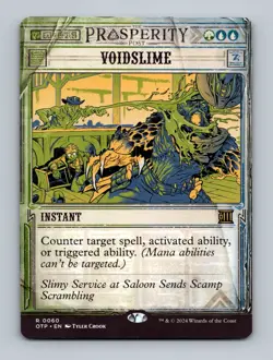 Voidslime Outlaws of Thunder Junction: Breaking News Non-Foil MTG NM - Image 1