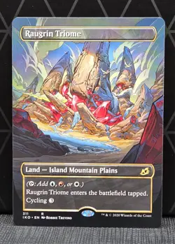 Raugrin Triome (Showcase) NonFoil - Ikoria: Lair of Behemoths (IKO) MTG - 311 NM - Image 1