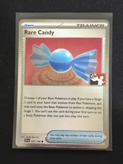 Rare Candy - 191/198 - Play! Pokemon Prize Pack Series 4 - Cosmos Holo - NM - Image 1