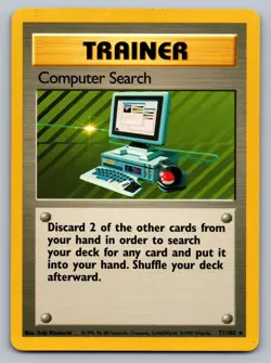 Pokemon TCG Base Set Computer Search 071/102 - Image 1