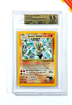 Pokemon BGS 9.5 Giovanni's Machamp #6 Holo Gym Challenge 2000 English - Image 1