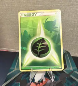 Pokemon Grass Energy 115/123 Heartgold & Soulsilver Regular A - Image 1