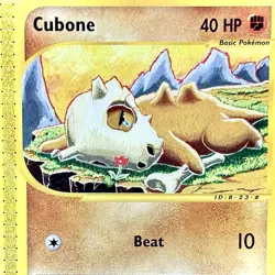 Cubone - Pokemon TCG - Expedition - 103/165 - COMMON ~ NM - Image 1
