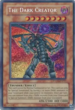 Yugioh! MP The Dark Creator - PTDN-EN017 - Secret Rare - Unlimited Edition Moder - Image 1