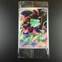 Bulbasaur 133/132 Pokemon Mega Evolution Holo Full Art Card Promo Stamped Sealed - Image 1