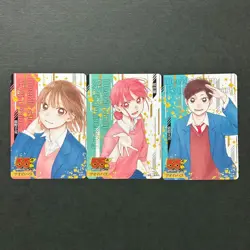 s3703 Set 3 Blue Box Weekly Shonen Jump 55th Anniversary Cards - Image 1
