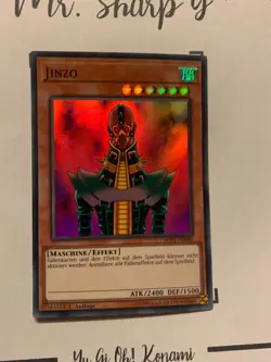 JINZO - 1. AUFLAGE MYFI-DE041 DEUTSCH Yu-Gi-Oh! CARD SUPER RARE HOLO KONAMI - Image 3