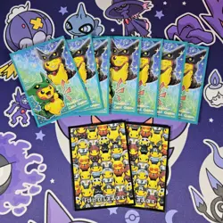Rayquaza Poncho & Villains Pikachu Pokemon Center Japan Exclusive Card Sleeves - Image 1