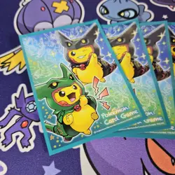 Rayquaza Poncho & Villains Pikachu Pokemon Center Japan Exclusive Card Sleeves - Image 3