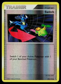 Pokemon Card - Switch Secret Wonders 128/132 Uncommon Reverse Holo - Image 1