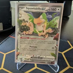 Pokemon TCG Squawkabilly ex 075/091 Double Rare Card PAF NM - Image 1