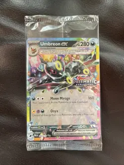 Pokemon TCG Umbreon ex Prismatic Evolutions Stamp Promo Card 060/131 - SEALED - Image 1